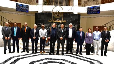 جامعة حلوان تعلن أسباب زيارة وفد من جامعة أبردين البريطانية.. صور