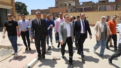 محافظ المنوفية يتفقد مجزر شبين الكوم والسوق الحضاري الجديد