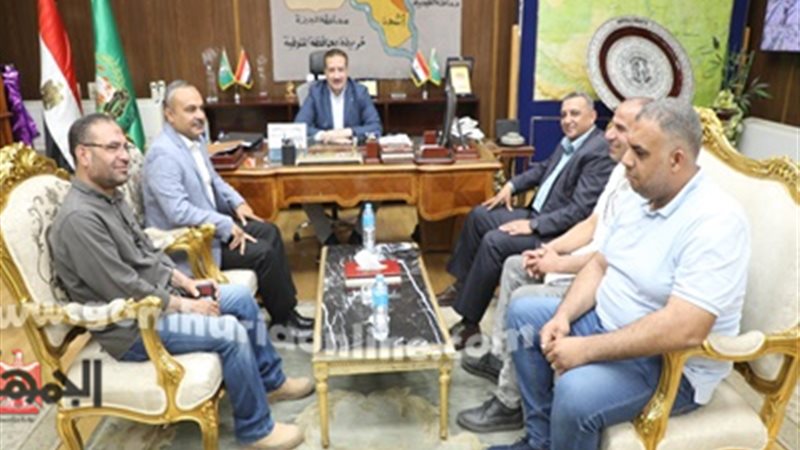 محافظ المنوفية خلال