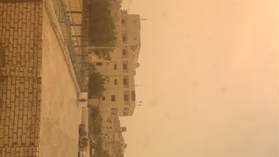 عاصفة ترابية تجتاح مدن وقرى مطروح