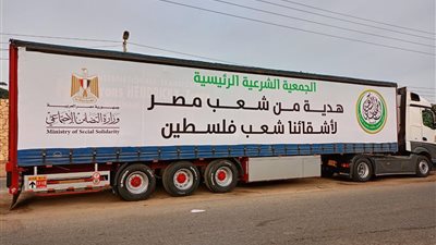 إطلاق 87 شاحنة مساعدات غذائية ومواد إنسانية إلى قطاع غزة