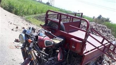 إصابة 3 أطفال في انقلاب تروسيكل بأسيوط