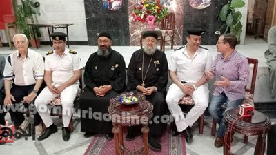 المسلمون يتوافدون علي الكنائيس بالمنوفية للتهنئة بعيد القيامة