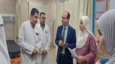 وكيل وزارة الصحة بالقليوبية يتفقد مستشفى القناطر الخيرية العام