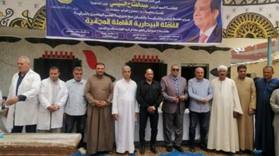 قافلة بيطرية مجانية لقرية الغوارنة بمركز ابو حماد