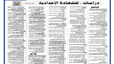 روشتة التفوق في الدراسات للشهادة الاعدادية 2024..مراجعة نهائية
