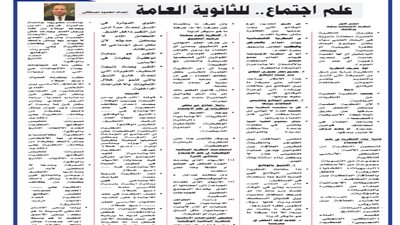 مراجعة نهائية هامة في علم الاجتماع للثانوية العامة 2024