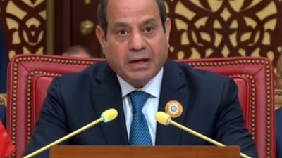 الرئيس السيسي : ستظل حقوق أطفال فلسطين سيفاً مُسَلَطّاً على ضمير الإنسانية حتى إنفاذ العدالة