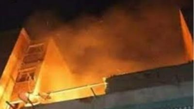 حريق هائل يلتهم 3 منازل بقرية بالشرقية