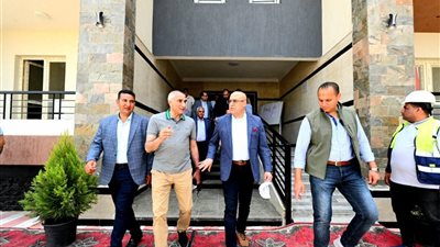 الجزار يتفقد وحدات سكن لكل المصريين فى بنى سويف الجديدة