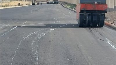 بلاط انترلوك لشوارع مدينة المستقبل في الإسماعيلية