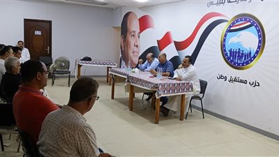 اجتماع تنظيمى لمستقبل وطن ببلبيس