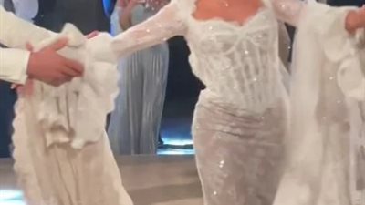 20 صورة من حفل زفاف جميلة عوض وأحمد حافظ بالقلعة بحضور نجوم الفن