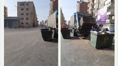 رفع ١٠٢٤٨ طن قمامة من الإسماعيلية خلال الأسبوع الماضي