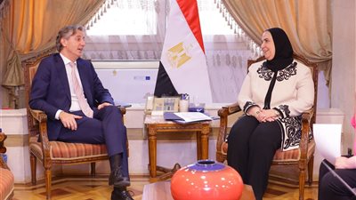 القباج تناقش موضوعات التطوير المؤسسية ودعم الأشقاء الفلسطينيين والسودانيين بمصر