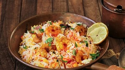 طريقة عمل برياني الجمبري