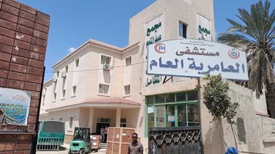 اصابة 14 فى تصادم سيارتين بصحراوى ابو المطامير