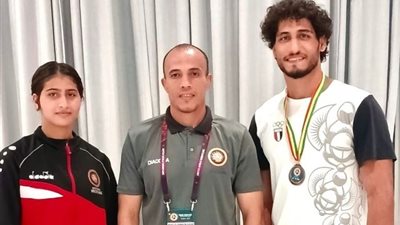 أحمد خالد يحصد برونزية بطولة أفريقيا للمصارعة الشاطئية بالسنغال