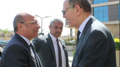 رئيس هيئة النيابة الادارية يستقبل وزير العدل بالقاهرة الجديدة