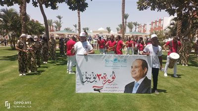 فنادق الغردقة تحتفل بذكرى ثورة 30 يونيو