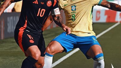 البرازيل ضد كولومبيا .. مرور 80 دقيقة والنتيجة لا زالت 1-1