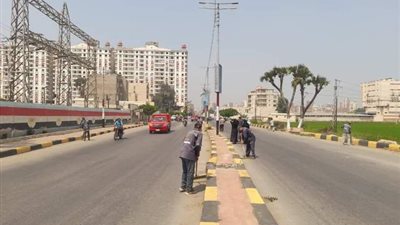 متابعة سير العمل بمنظومة النظافة بالاحياء ورفع الاتربة بكفر الشيخ