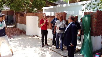 ازالة مبانى مخالفة بالزيتون