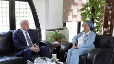 فوده التقى وزيرة البيئة لتطوير المحميات تحويل شرم الشيخ إلى مدينة خضراء