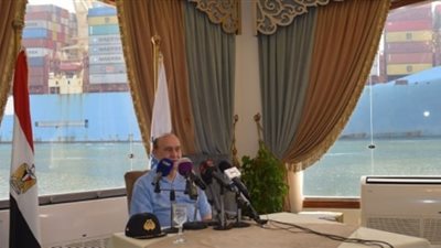 مميش : قناة السويس الجديدة هدية الرئيس السيسي وشعب مصر للعالم