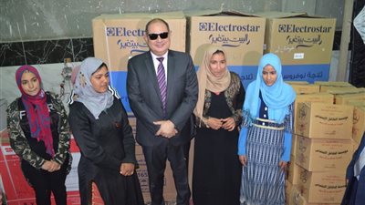 ضمن مبادرة حياه كريمة٠٠مساعدات وقوافل طبية تجاوزت مليون و200 ألف جنيه بقرية كفر الجنيدى