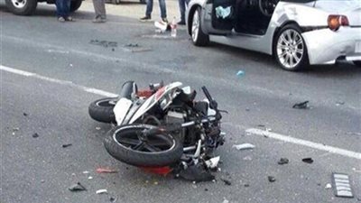 مصرع شخص وإصابة اثنين فى حادث تصادم سيارة ودراجة بخارية فى كرداسة