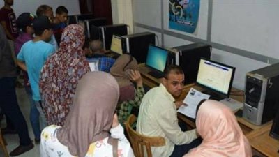 معامل جامعة سوهاج تواصل أعمال التنسيق الإلكتروني ثاني أيام العيد