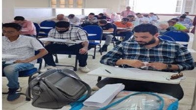 بدء امتحانات التيرم الثاني بمركز التعلم المدمج ببني سويف