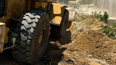 إزالة 4 تعديات على الأراضي الزراعية في جرفس بالفيوم