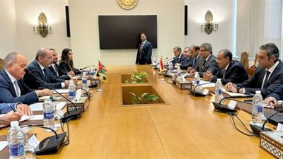 وزيرا خارجية مصر والأردن يترأسان جلسة مباحثات بحضور وفدي البلدين