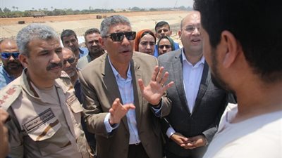 محافظ الجيزة يتفقد المشروع القومي «مستقبل مصر» بمنشأة القناطر