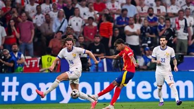 شاهد.. يامال يدرك التعادل لـ إسبانيا أمام فرنسا فى يورو 2024