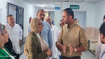 نائب وزير الصحة يتفقد مستشفى برج العرب والعامرية بالإسكندرية