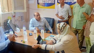 رئيس الاصلاح الزراعي يتفقد أعمال الجمعيات بمحافظة المنيا