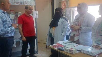 إحالة مديري المركز الطبي والرعاية ورئيسة التمريض بالعبور للتحقيق