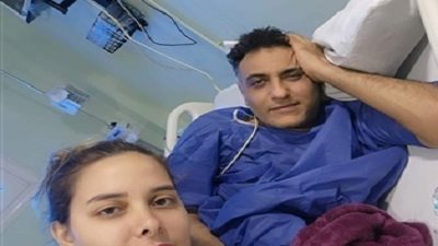 محمد رحيم فى العناية بعد إصابته بوعكة صحية