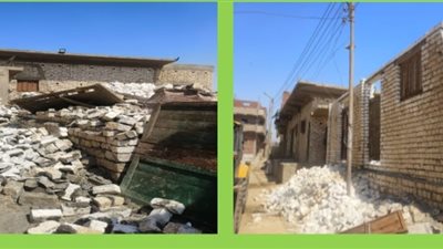 الجيزة تزيل تعديات علي أملاك الدولة بالعياط والقناطر