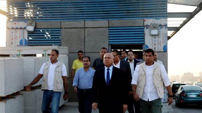 كامل الوزير يتفقد مواقع العمل بالمرحلة الثانية من الطريق الدائري