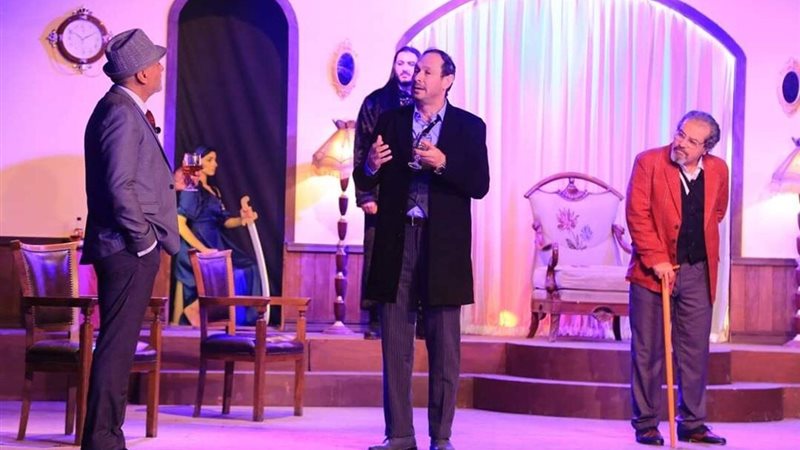 مشهد من مسرحية جريمة