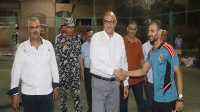 محافظ القليوبية يهنئ منتخب كرة القدم ويتفقد مركز شباب سنديون