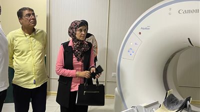 وكيل صحة بني سويف تفاجئ مستشفى الواسطى
