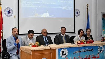 انطلاق ورش عمل مؤتمرالدراسات العليا والبحوث بجامعة القناة