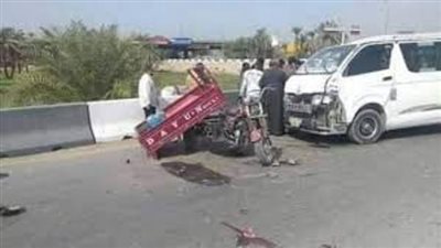 إصابة 5 فى تصادم سيارة مع تروسكيل فى الشرقية