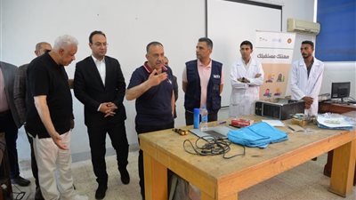 محافظ أسيوط يتفقد مركز التدريب المهنى المتطور ببنى غالب