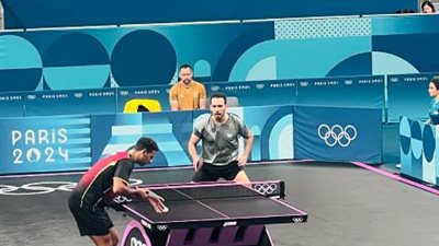 أولمبياد باريس.. عمر عصر يتأهل لثمن نهائي تنس الطاولة